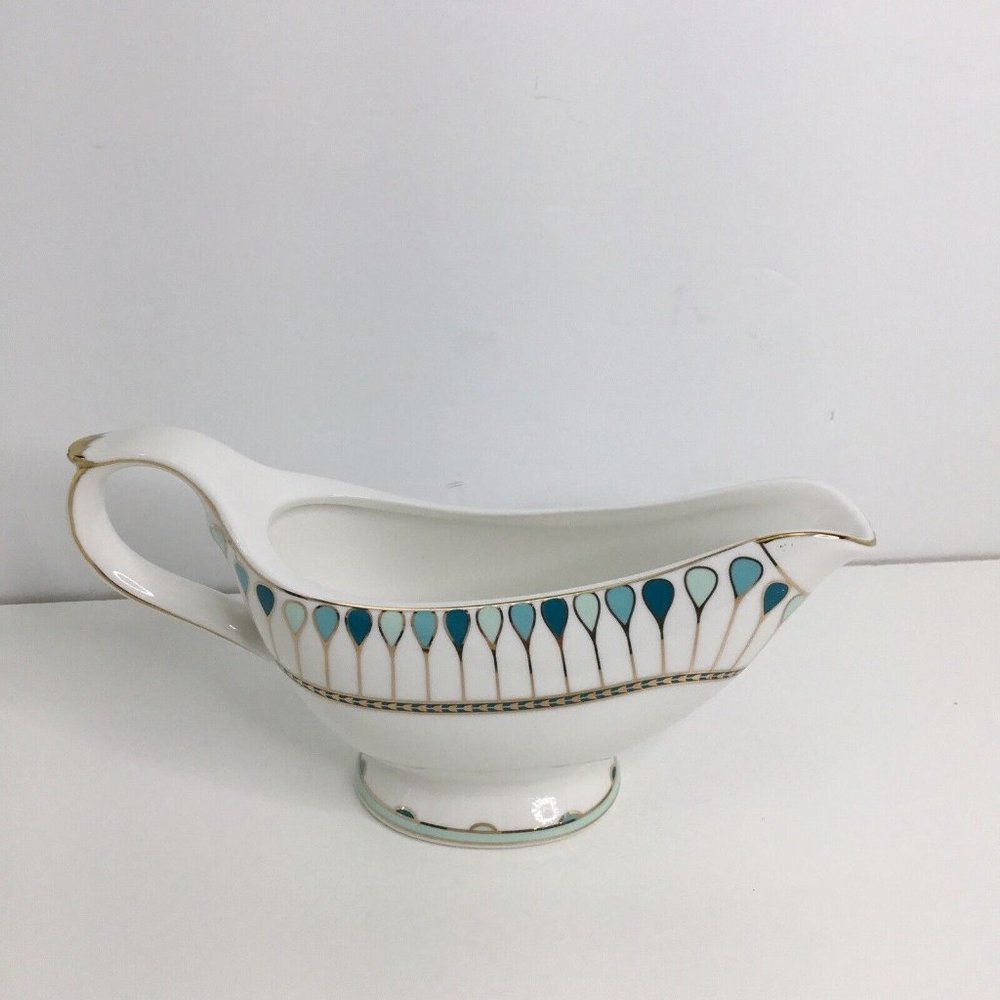 1 Creamer  Grace's Teaware Mint Green and Gold New